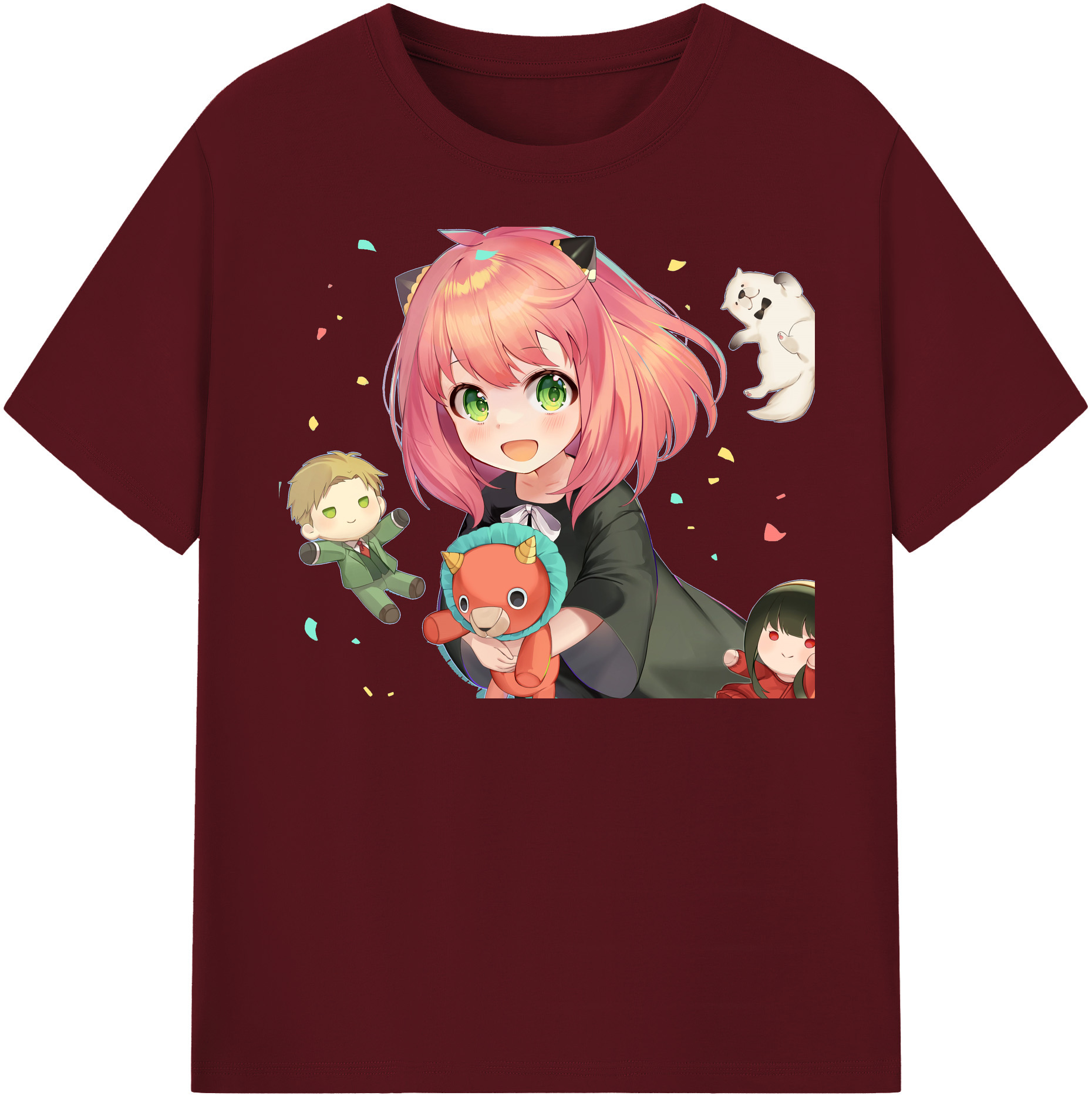 （画像用） SPY×FAMILY间谍家家酒 綿100％半袖Tシャツ（フロントプリント）